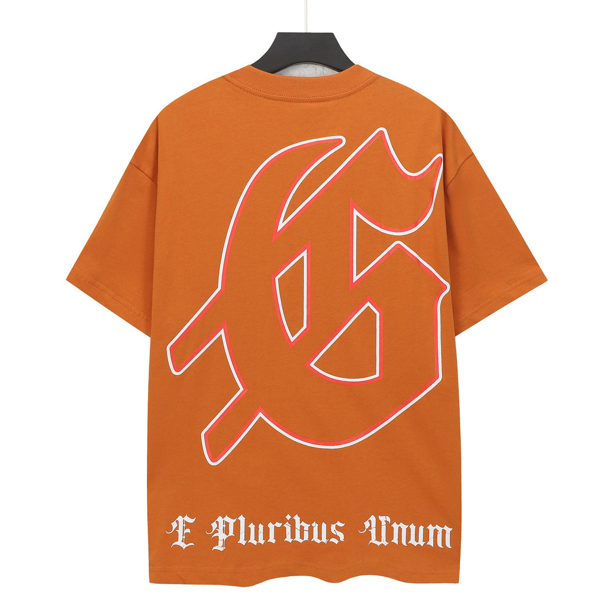 Godspeed Skeleton Horseman Vintage Short‑Sleeve Tee (Orange)