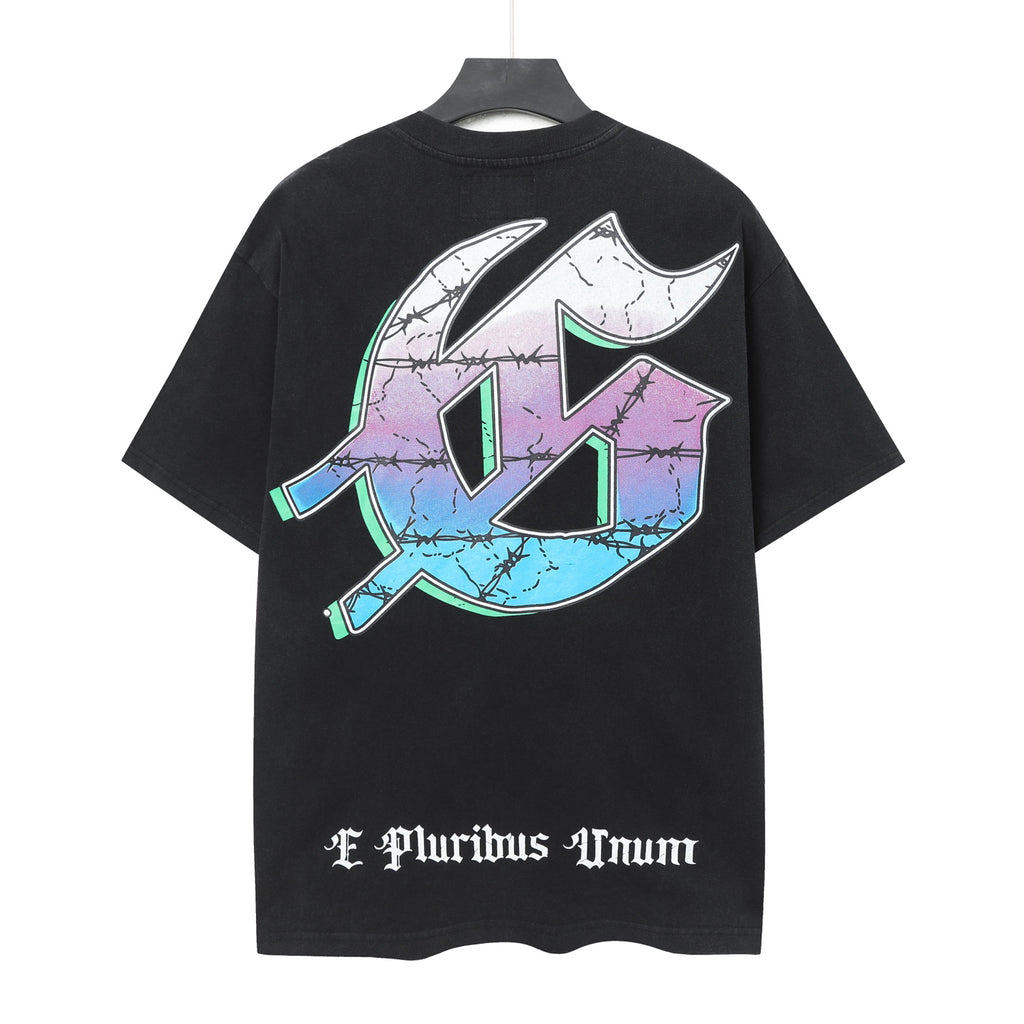 Godspeed Skull Graphic Vintage Washed Tee