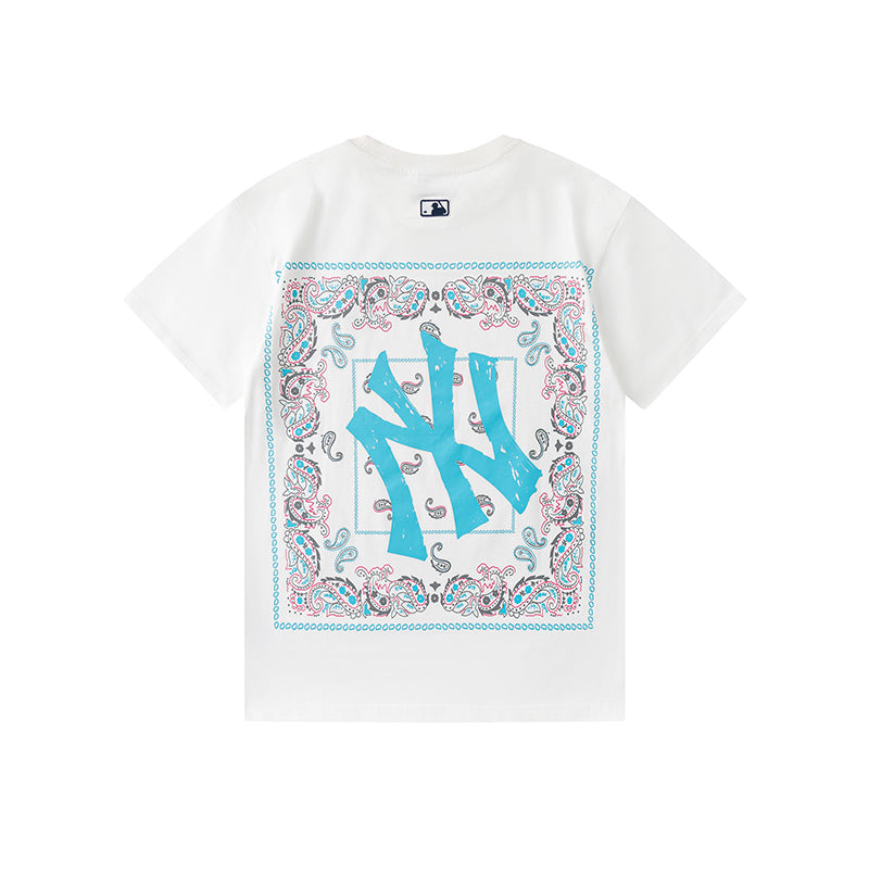 NY Yankees Paisley Box Graffiti T-Shirt