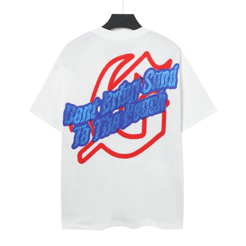 **Godspeed Beach‑Skeleton Vacation Vintage Short‑Sleeve Tee (White)**