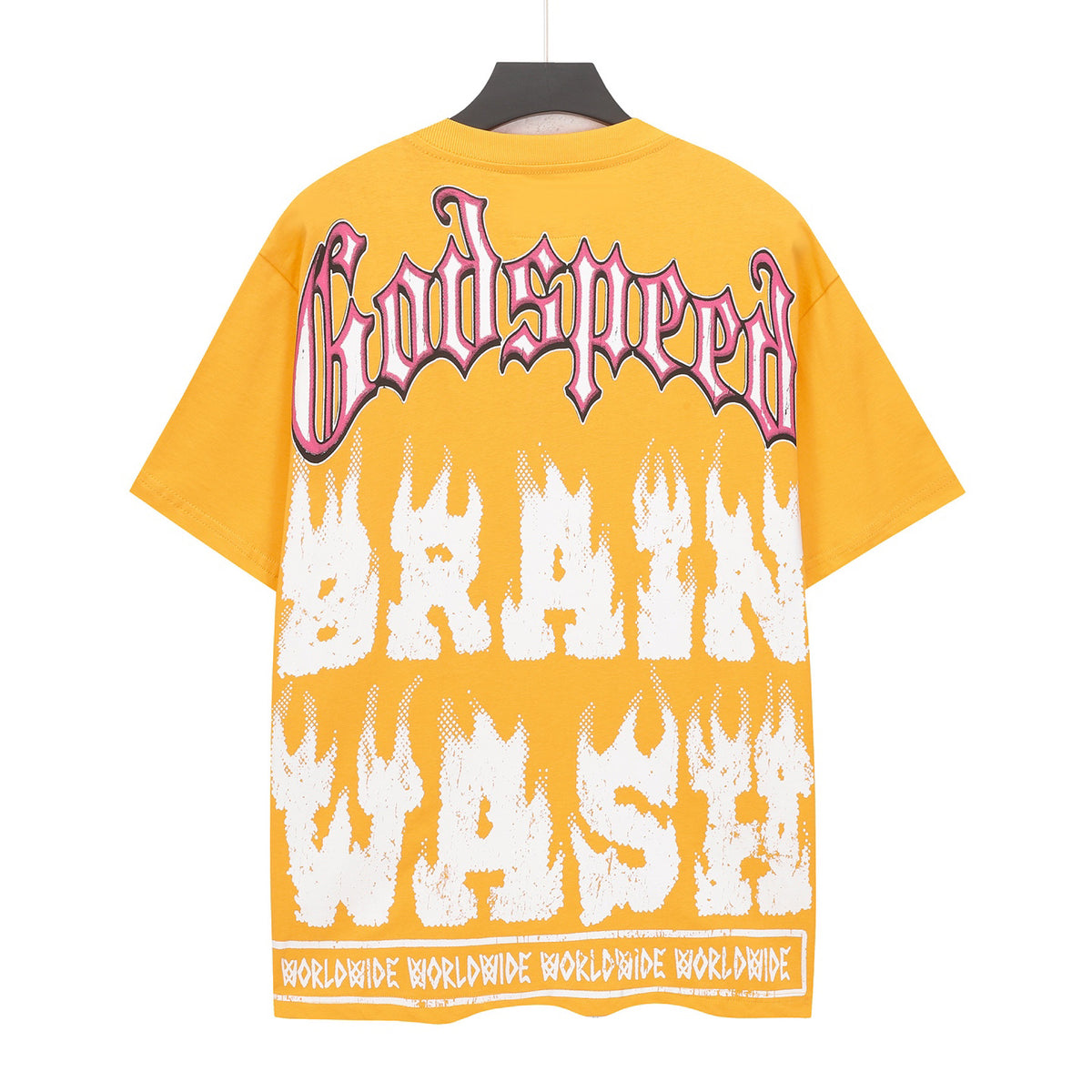 Godspeed Mad Scientist Skeleton Lab Short Sleeve Tee (Bright Yellow)