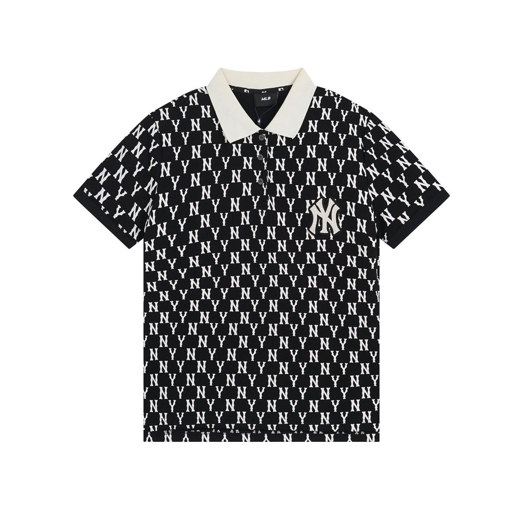 NY Yankees Monogram All-Over Polo Shirt