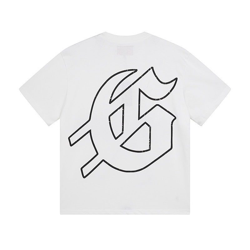 Godspeed Surfer Skeleton Double‑Sided Vintage Short‑Sleeve Tee