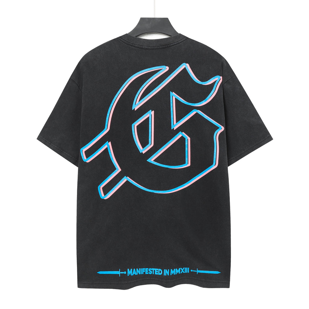 Godspeed Mosh Pit Skull Vintage Washed Graphic Tee