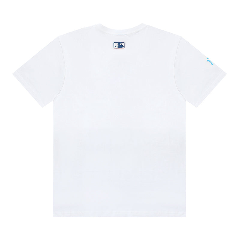 MLB Color‑Pixel Chest Logo Cotton Short‑Sleeve T‑Shirt