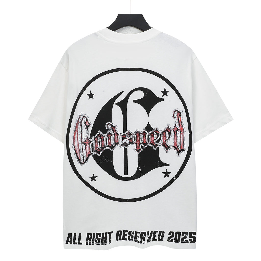 Godspeed Street Reaper Reader Short Sleeve Tee (Vintage White)