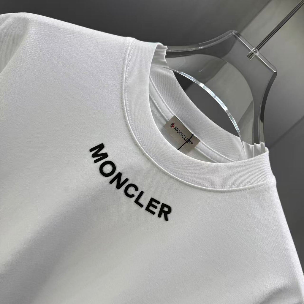 Moncler Lettering Logo T-Shirt White
