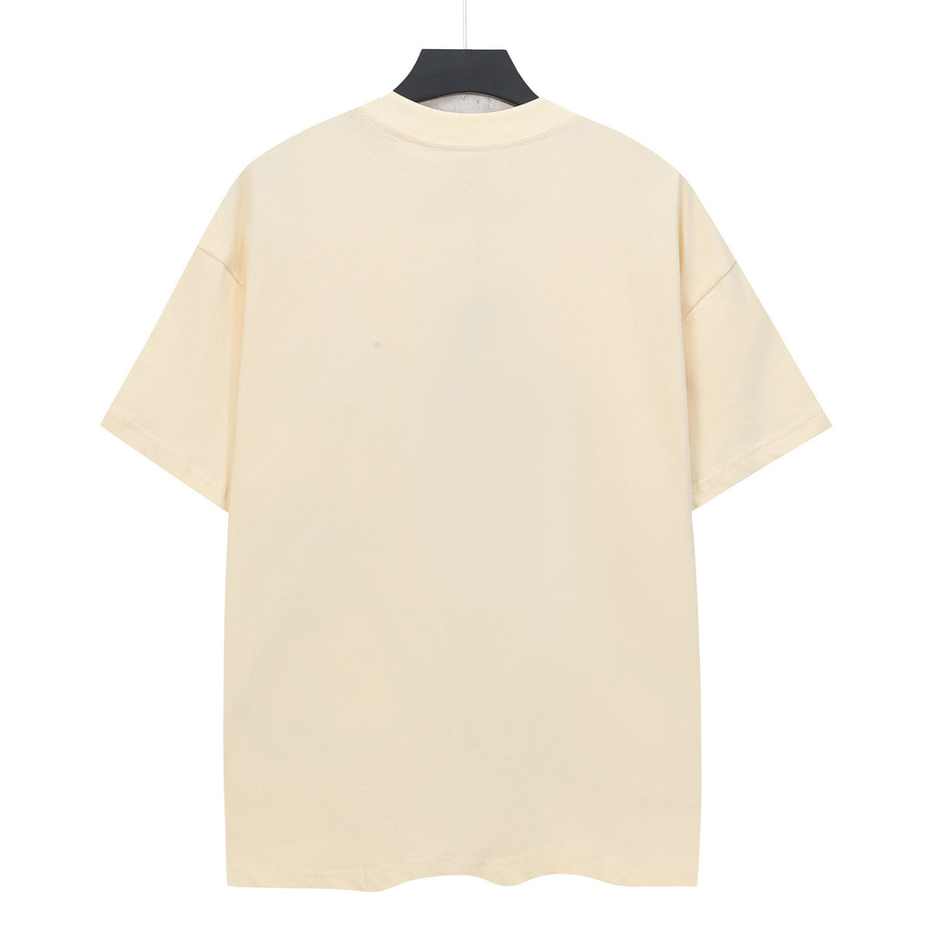 Godspeed Skeleton Roman Sculptor Vintage Short‑Sleeve Tee (Cream)