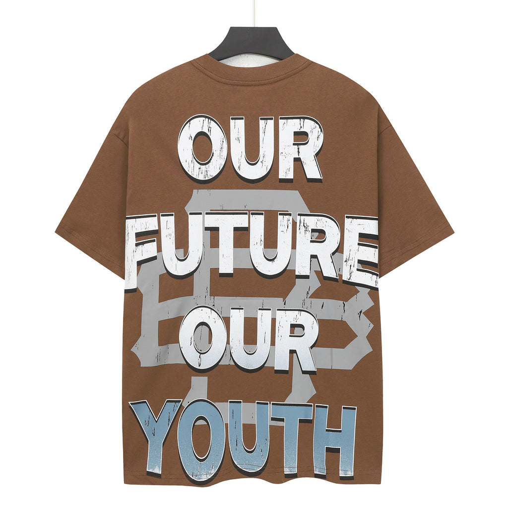 Godspeed Global Futuristic Women Short Sleeve Tee (Chocolate Brown)