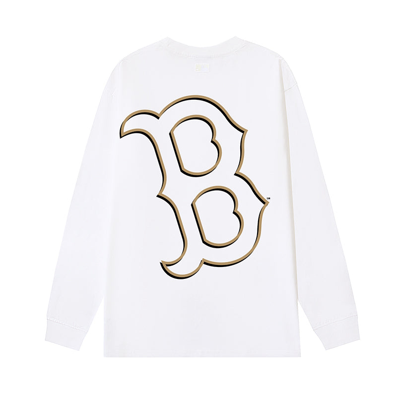 MLB Metallic Outline Logo Long Sleeve T-Shirt