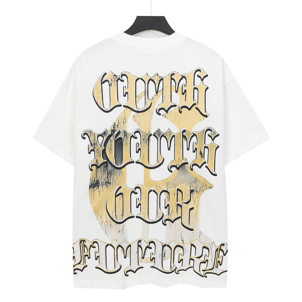 Godspeed Skeleton Jet‑Ski Summer Vintage Short‑Sleeve Tee (White)
