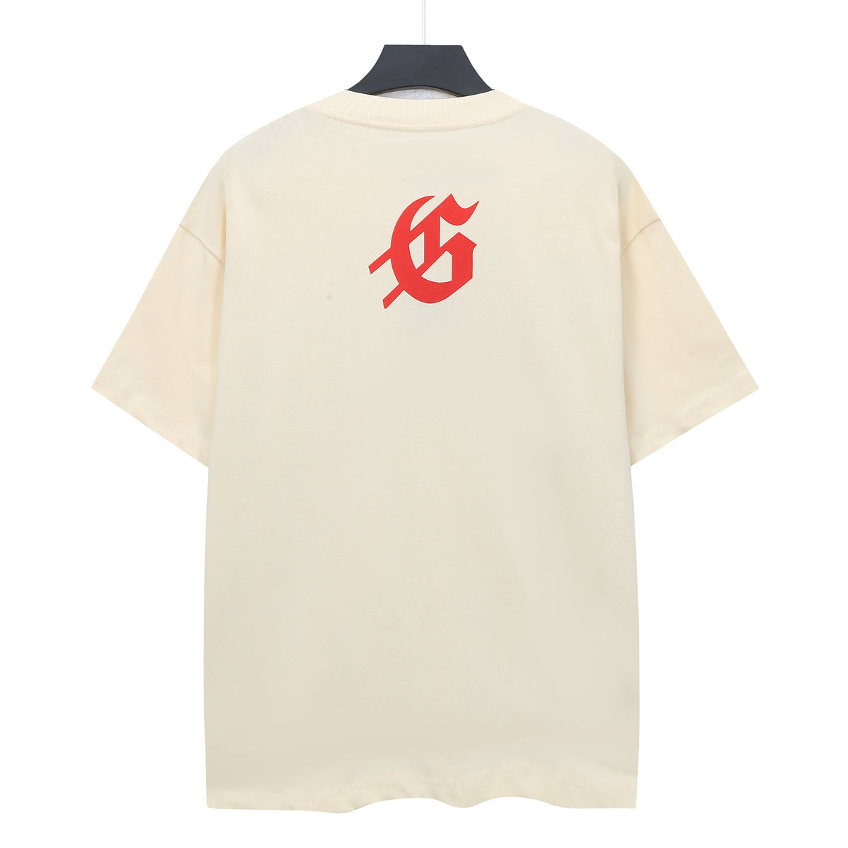 Godspeed Beach Couple Skeleton Vacation Short Sleeve Tee (Cream Off‑White)