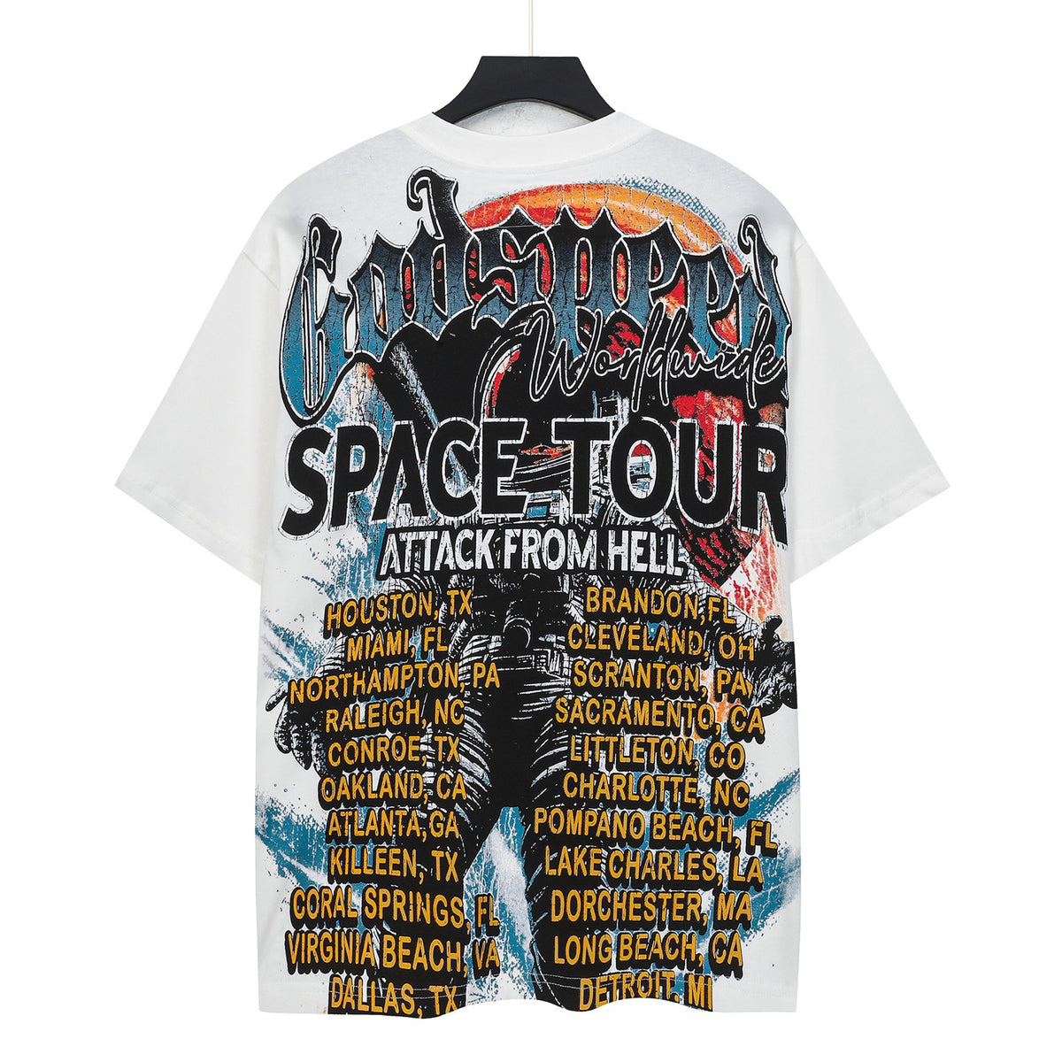 Godspeed Dead Space Astronaut Short Sleeve Tee (Vintage White)