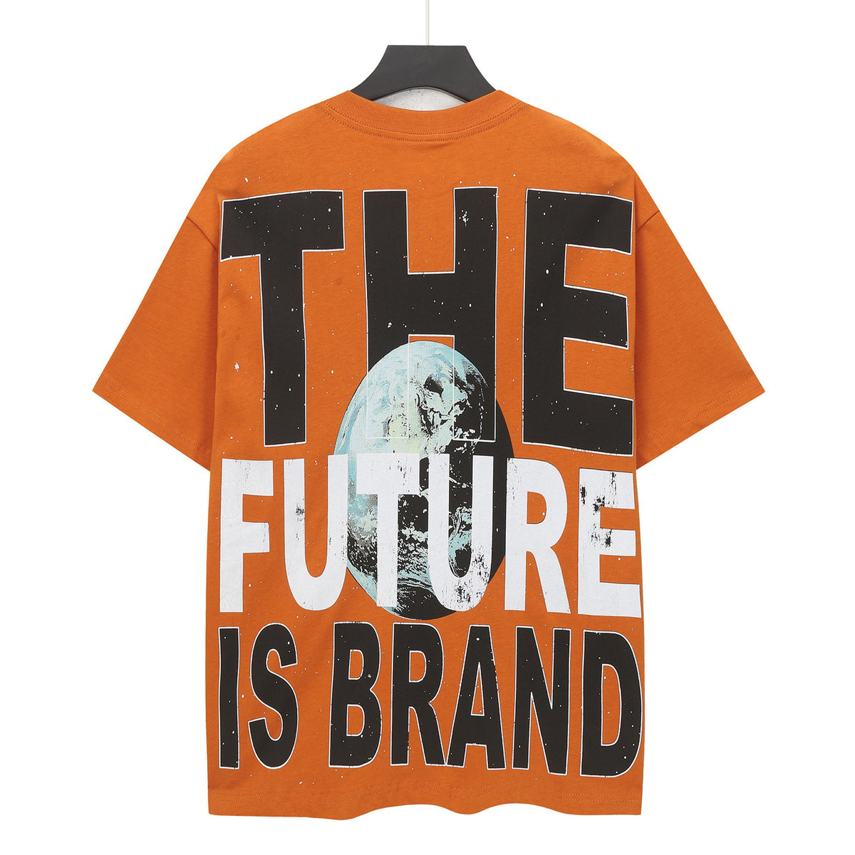 Godspeed Moon Landing Astronauts Short Sleeve Tee (Rust Orange)