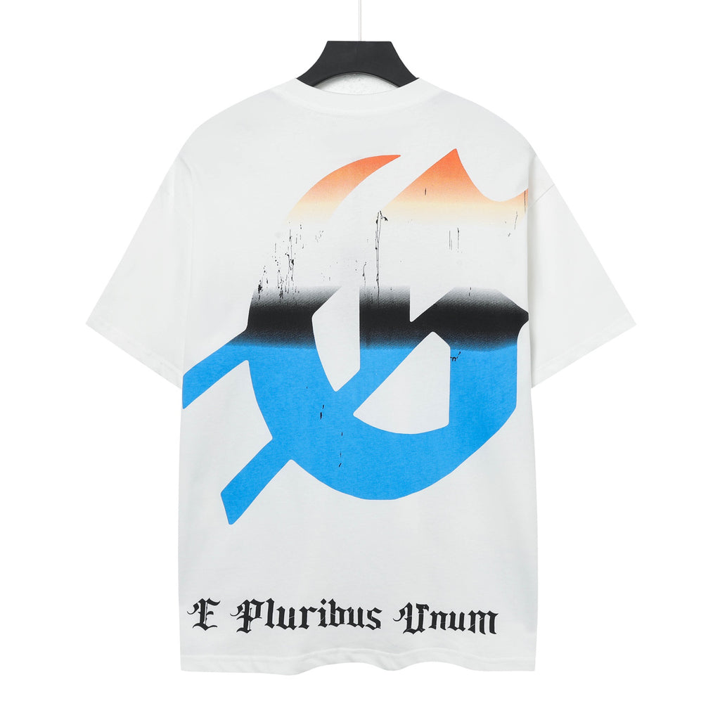 Godspeed Robot Earth View Short‑Sleeve T‑Shirt (White)
