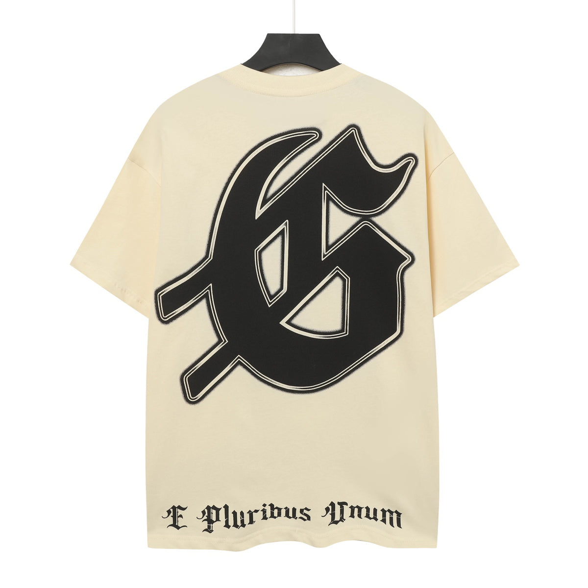 Godspeed Rock Skeleton Mountain Short‑Sleeve T‑Shirt (Cream)