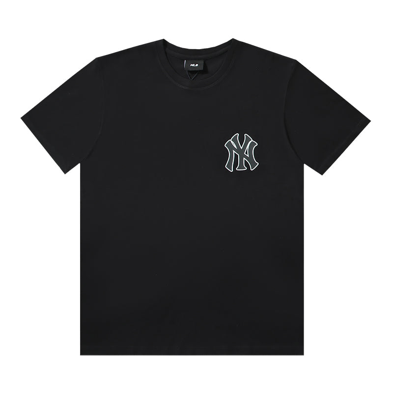 MLB Paisley Oversized Logo Crew Neck Short‑Sleeve T‑Shirt