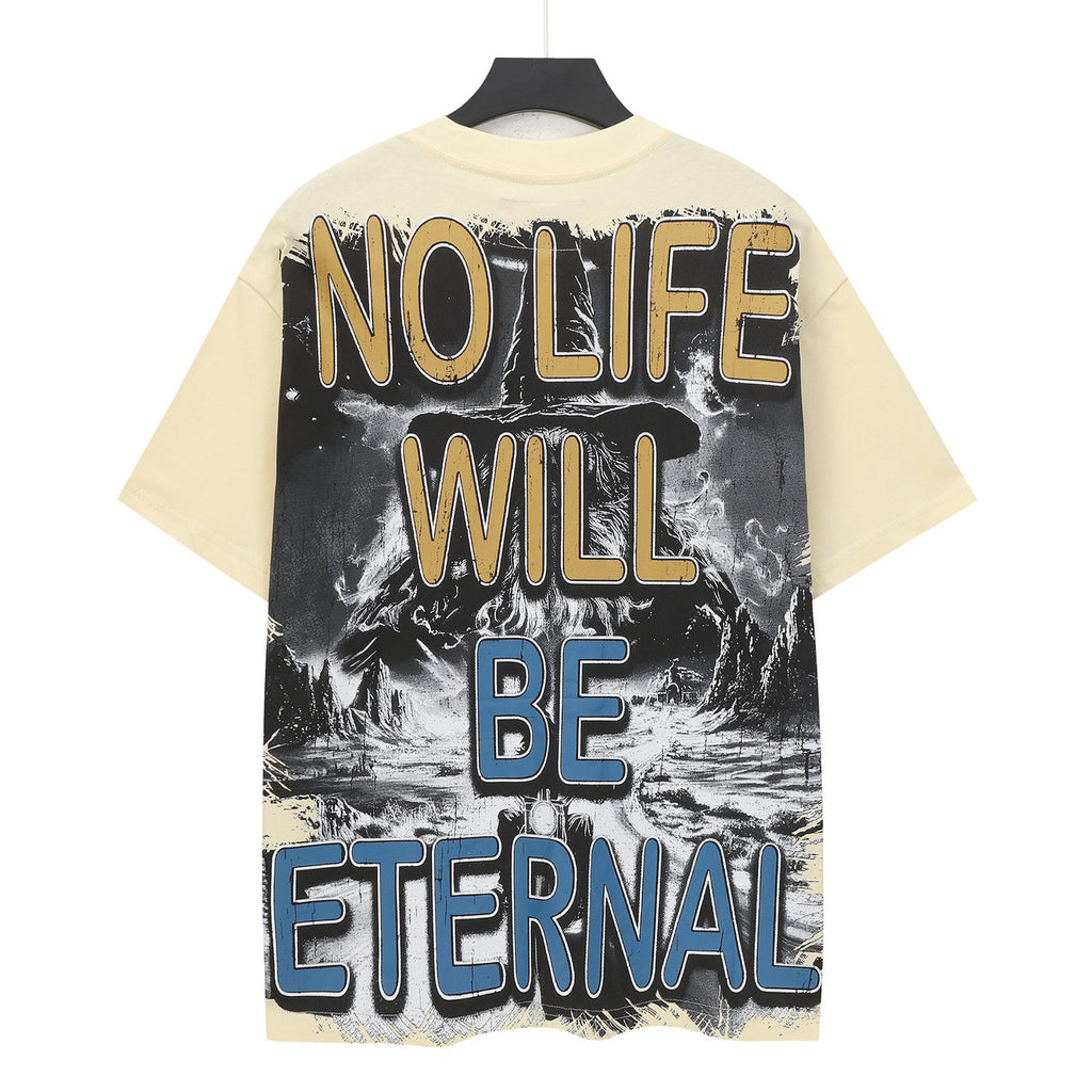 Godspeed Desert Wizard Biker Short Sleeve Tee (Cream Yellow)