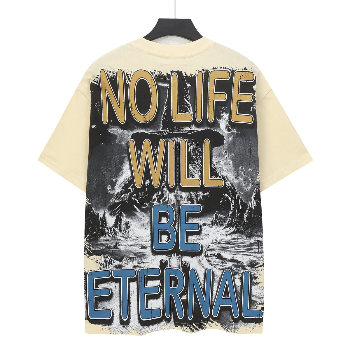 Godspeed Desert Wizard Biker Short Sleeve Tee (Cream Yellow)
