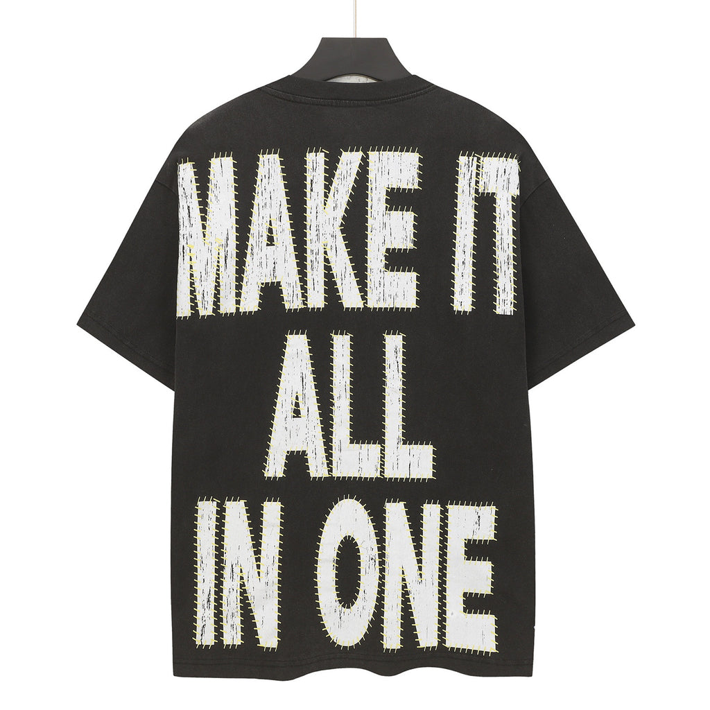 Godspeed Astronaut Sunflower "Make It All In One" Vintage Short‑Sleeve Tee