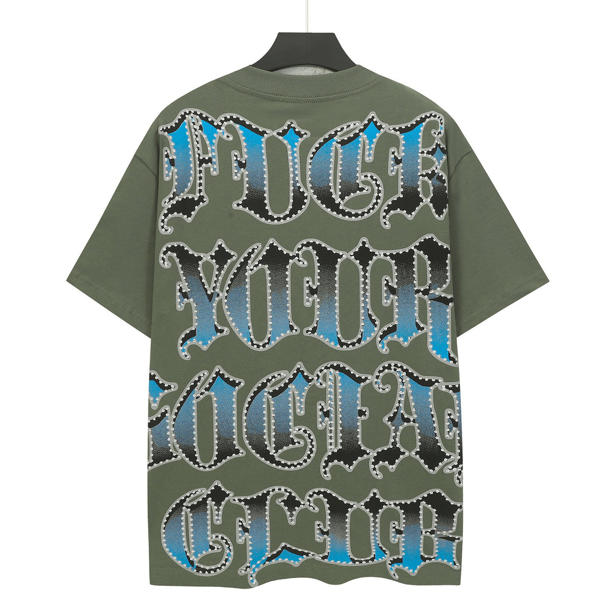 Godspeed Roaring Pitbull Vintage Short‑Sleeve Tee (Olive Green)