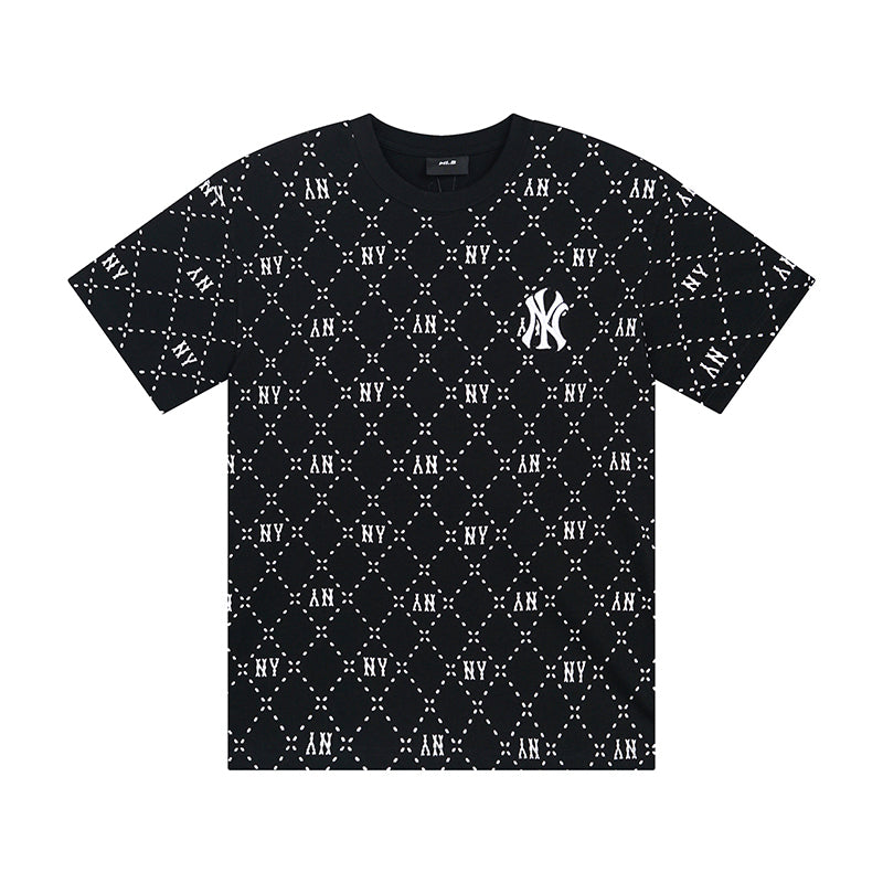NY Yankees Diamond Monogram All-Over T-Shirt