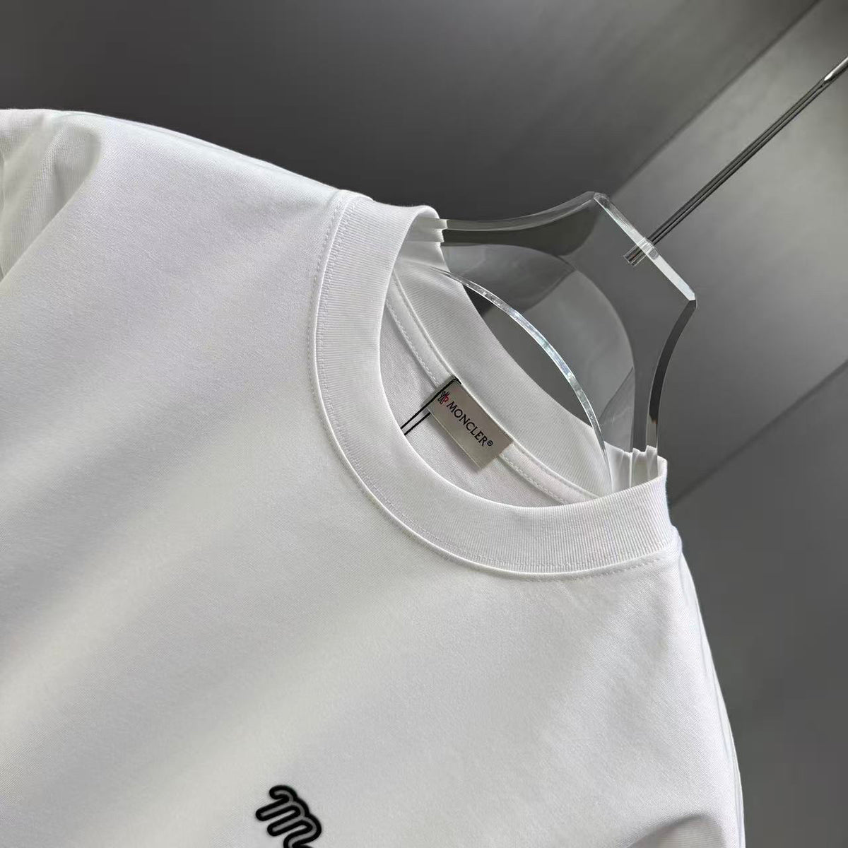 Moncler Script Logo T-Shirt White