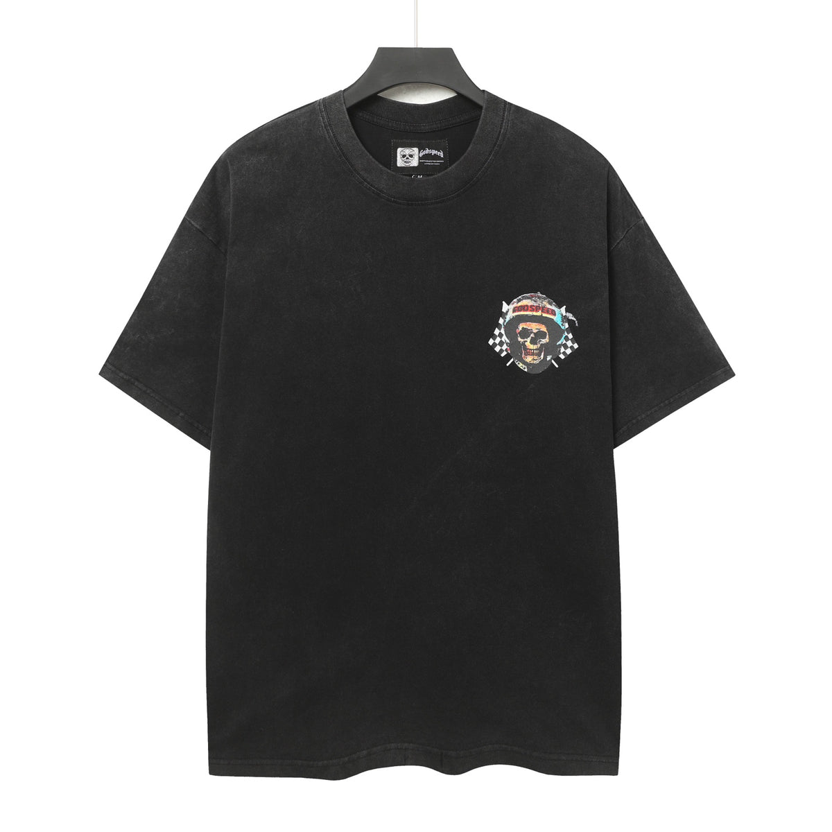 Godspeed Racer Skull Vintage Washed Graphic Tee