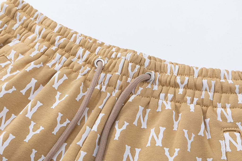 NY Yankees All-Over Monogram Shorts