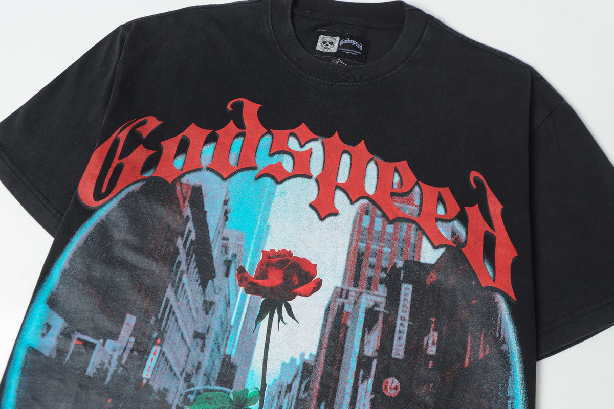 Godspeed Urban City Rose Vintage Graphic Tee