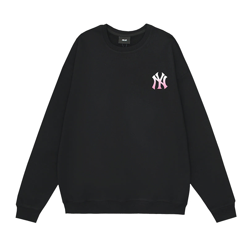 MLB Gradient Pink-Purple Logo Crewneck Sweatshirt