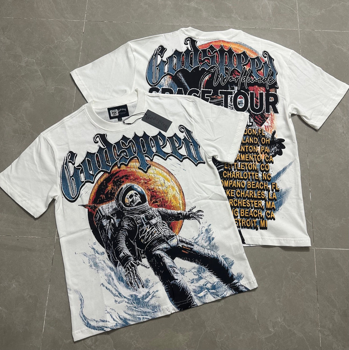 Godspeed Dead Space Astronaut Short Sleeve Tee (Vintage White)