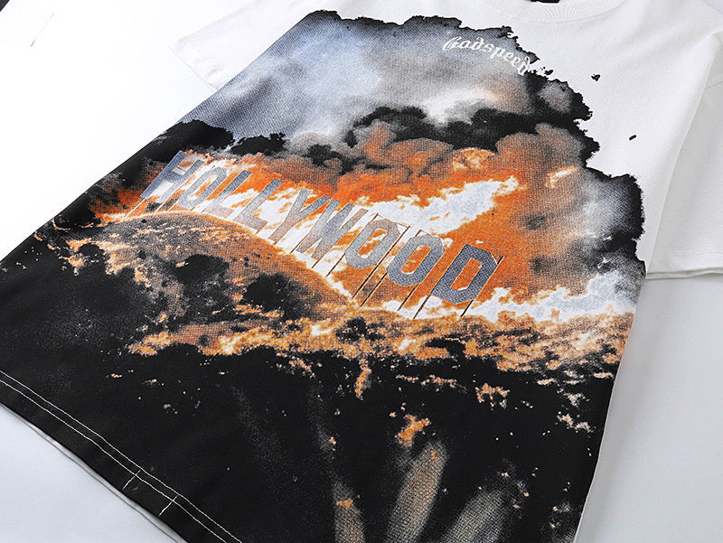 Godspeed Burning Hollywood Graphic T‑Shirt