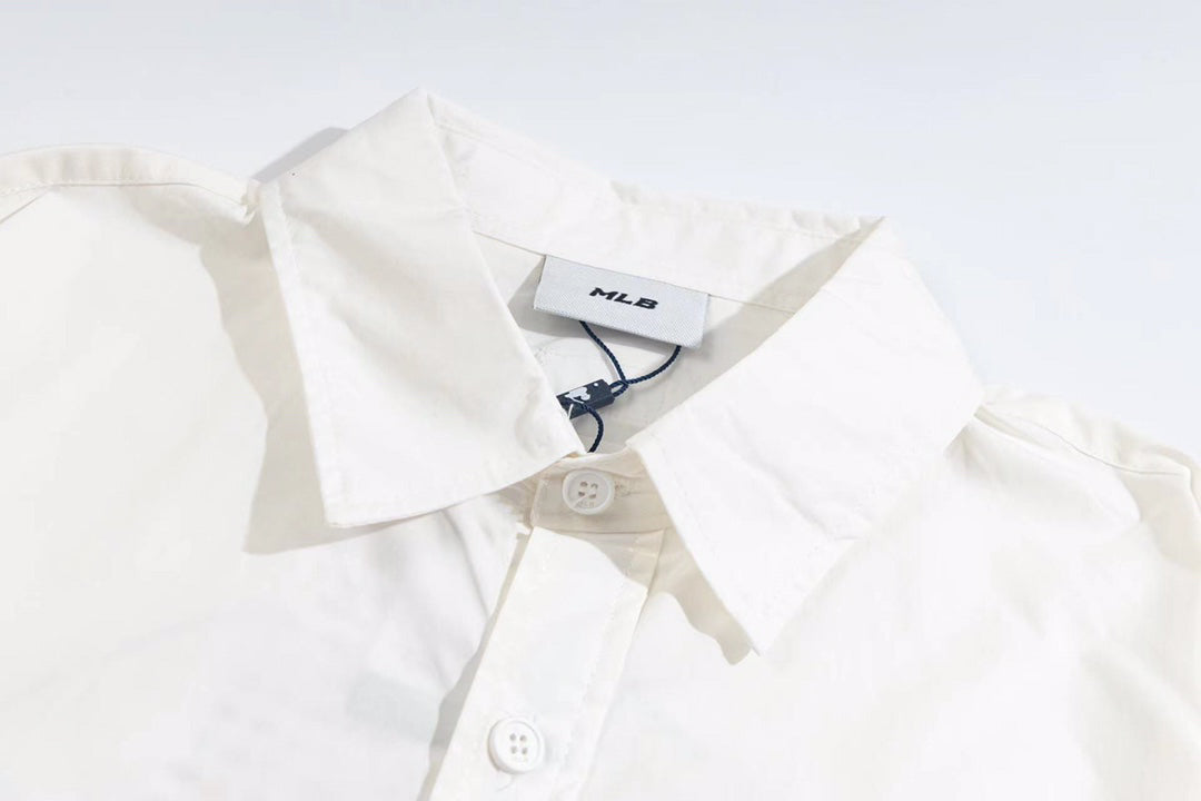 NY Yankees Embroidered NY Oxford Button-Down Shirt