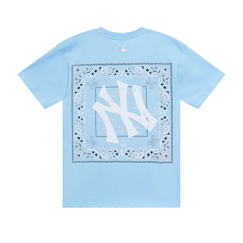 NY Yankees Paisley Box Logo T-Shirt