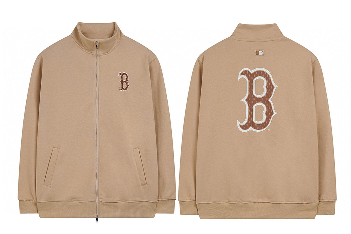 MLB Monogram Fill Mock Neck Track Jacket