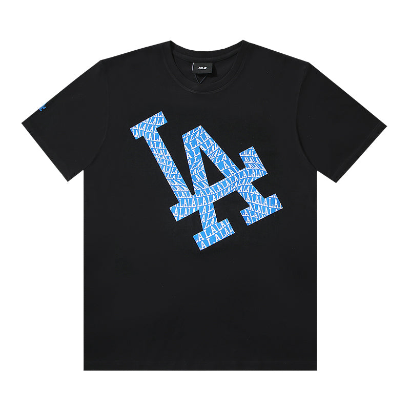 MLB Inner‑Print LA Logo Cotton Short‑Sleeve T‑Shirt