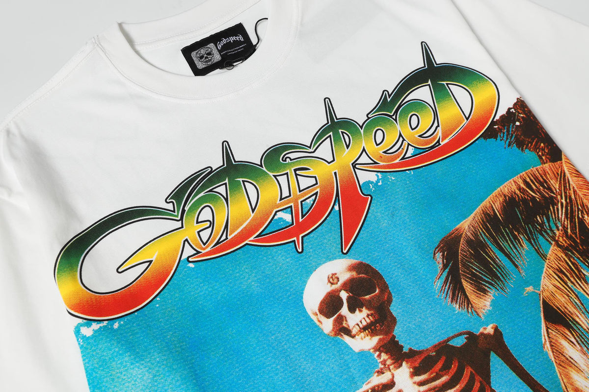 Godspeed Miami Surf Club Skeleton Graphic Tee