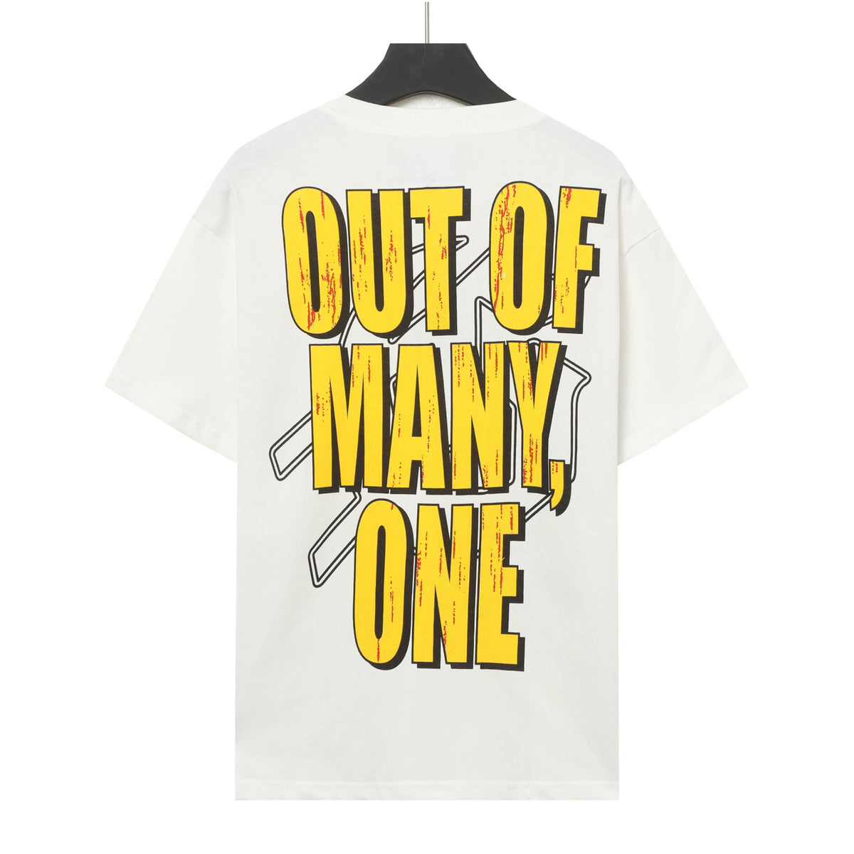 Godspeed Sci‑Fi Robot "Out Of Many, One" Double‑Sided Graphic T‑Shirt