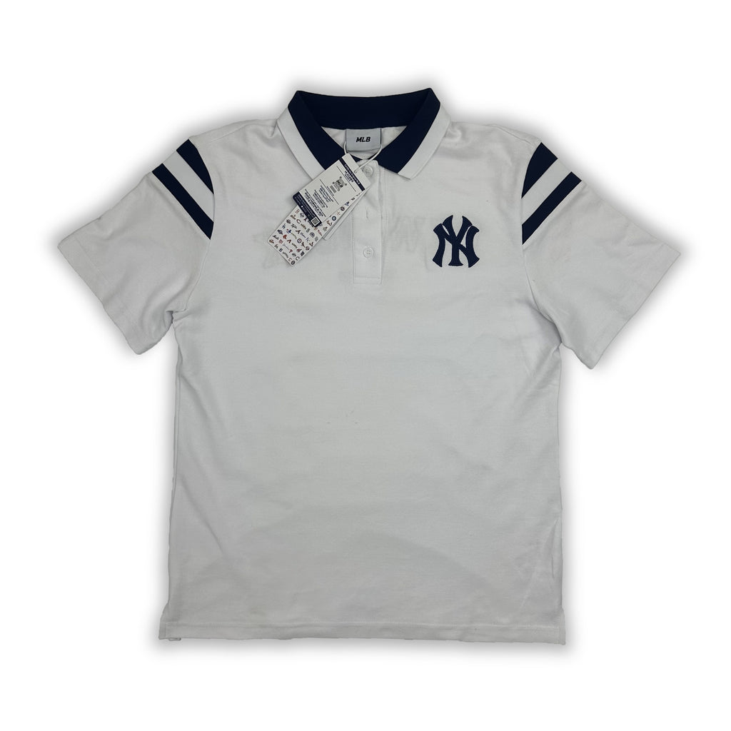 NY Yankees Athletic Stripe Polo Shirt