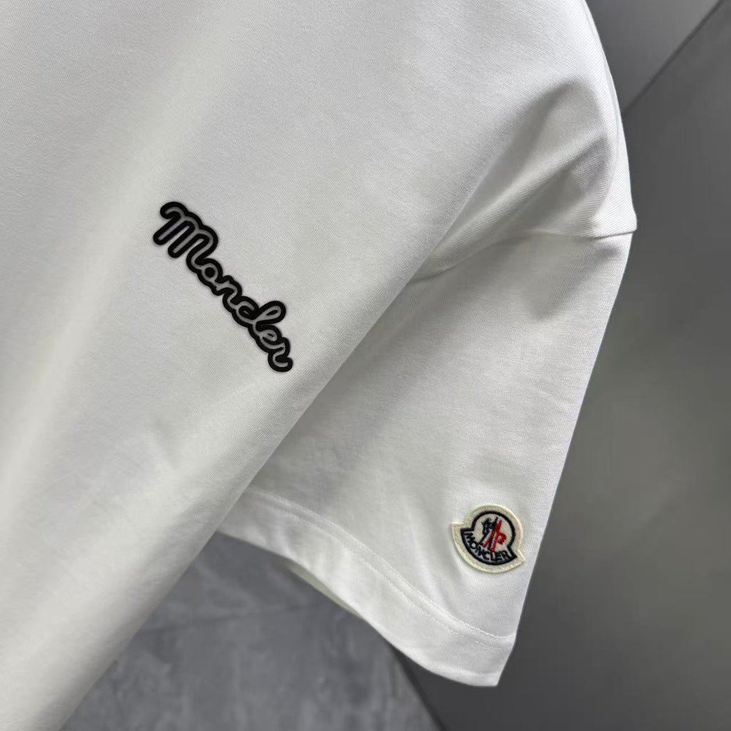 Moncler Script Logo T-Shirt White
