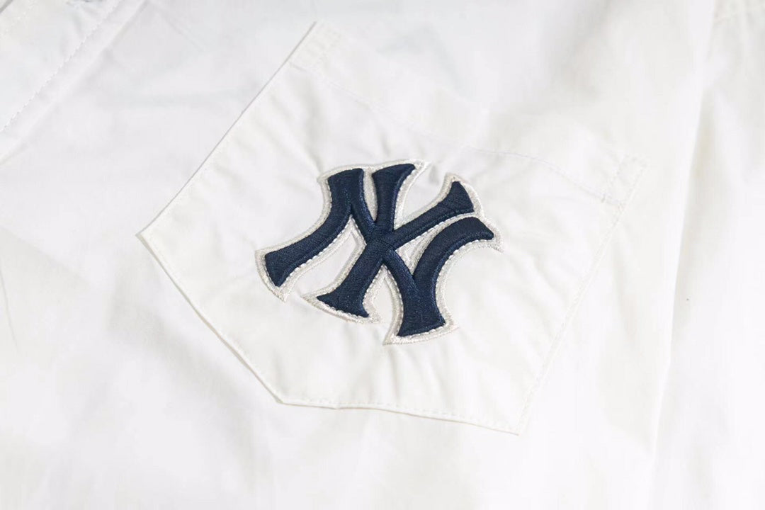 NY Yankees Embroidered NY Oxford Button-Down Shirt