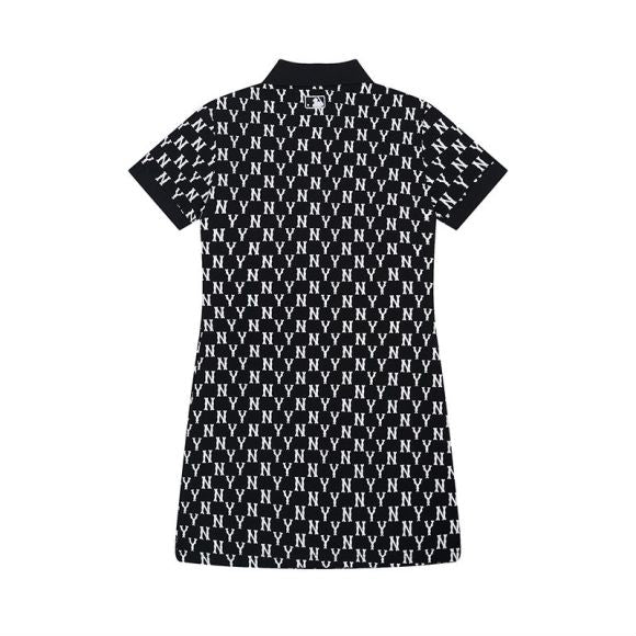 NY Yankees All-Over NY Monogram Polo Dress