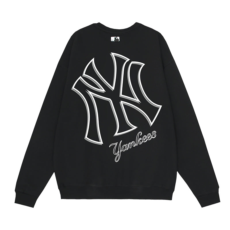 MLB Oversized Outline Logo Crewneck Sweatshirt