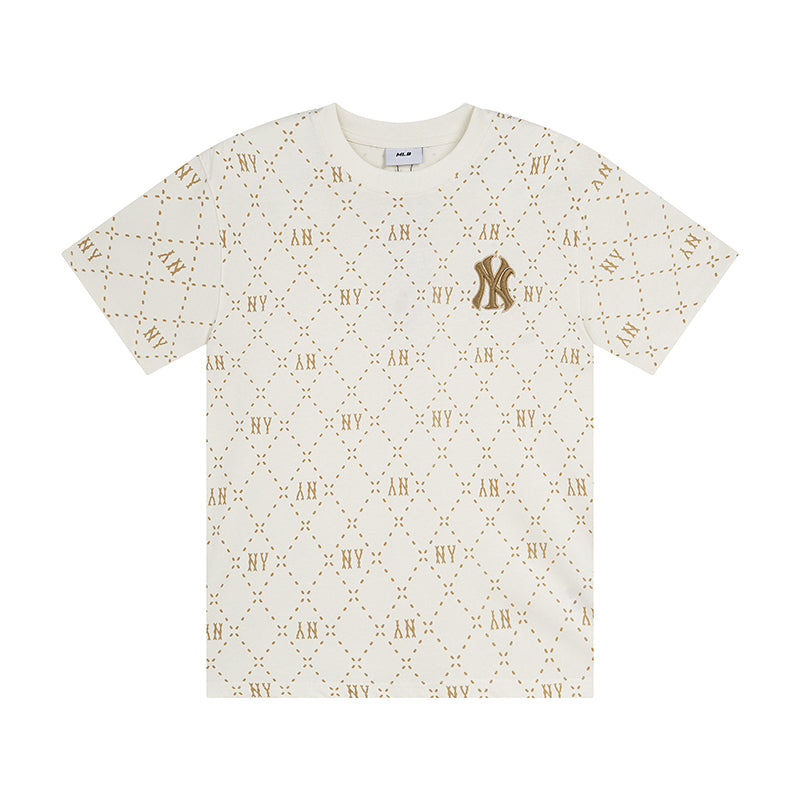 NY Yankees Diamond Monogram All-Over T-Shirt