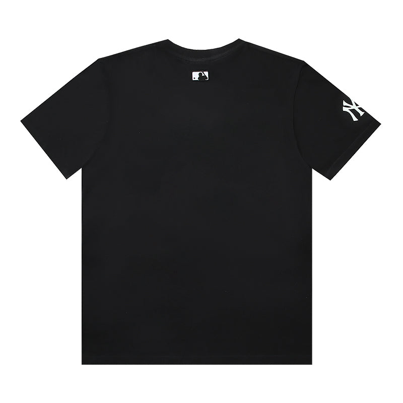 MLB Square Paisley Frame Logo Cotton Crew‑Neck Short‑Sleeve T‑Shirt