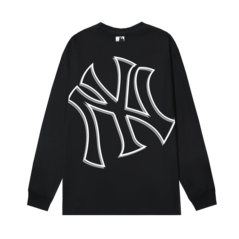 MLB Metallic Outline Logo Long Sleeve T-Shirt