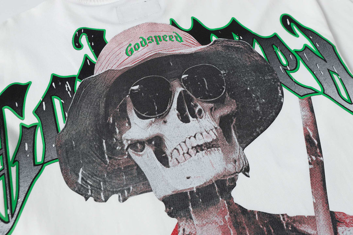 Godspeed Vacation Outlaw Skeleton Vintage Graphic Tee