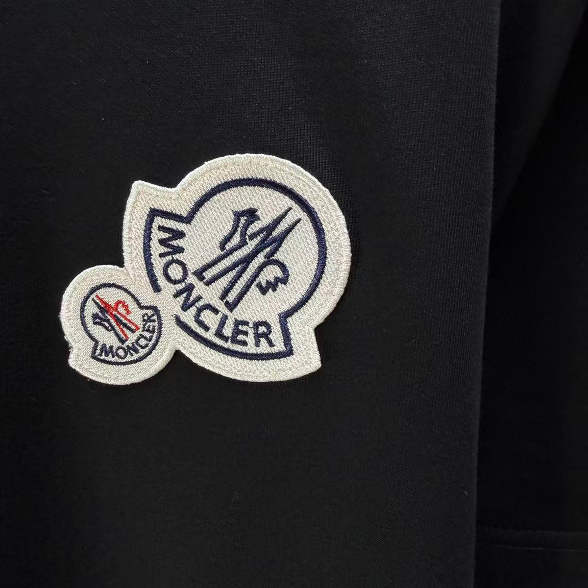 Moncler Double Badge T-Shirt Black