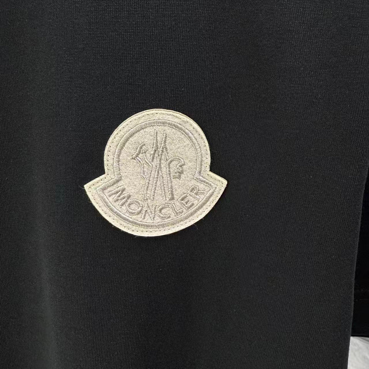Moncler Tonal 3D Badge T-Shirt Black